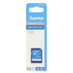 Hama SDXC 64 GB razreda 10, UHS-I 90 MB/s, V10