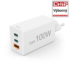 Hama Hitri polnilec USB GaN 2x USB-C + USB-A, PD/QC, 100 W