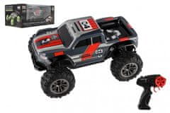 Teddies Avto RC pick up off-road plastika 25cm 2,4GHZ baterija deluje sivo-rdeče