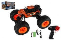 Teddies Avto RC Off-Road off-road 2.4GHz plastika 32cm polnilni paket + baterija oranžna