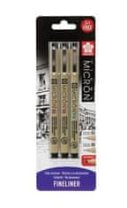 SAKURA Set Pigma Micron Black 2+1 PN brezplačno