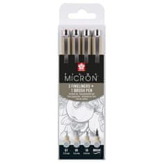 SAKURA Set Pigma Micron Light Cool Gray 4 kosi