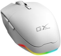 Genius GX Gaming Scorpion M8250 AI White/ dual BT+2,4GHz/ 3200 dpi/ wireless/ Copilot/6 gumbov/ polnjenje/RGB/bela