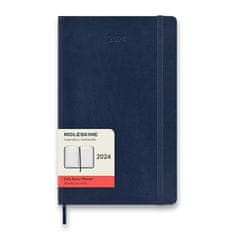 Dnevnik Moleskine 2025 - mehke platnice L, dnevni, modra