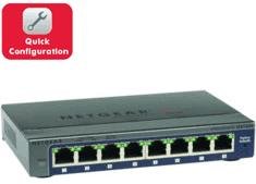 Netgear 8PT GIGABIT PLUS SWITCH - GS108E-400PES