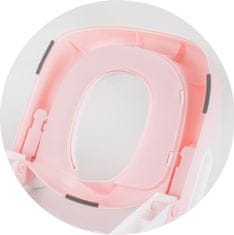 CHIPOLINO WC sedež z lestvijo Skippy Pink