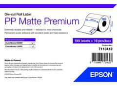 Epson PP mat etiketa Premium, 102 mm x 152 mm, 185 etiket