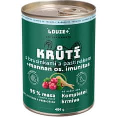 Louie cons.for dogs puran, brusnice, prebiotiki 400g