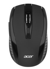 Acer Brezžična miška MX202 Black - RF 2,4 GHz ključ,1000/1200/1600 dpi,6 gumbov,54 g (brez baterij), maloprodajno pakiranje