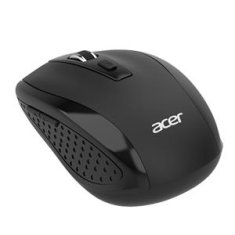 Acer Brezžična miška MX202 Black - RF 2,4 GHz ključ,1000/1200/1600 dpi,6 gumbov,54 g (brez baterij), maloprodajno pakiranje