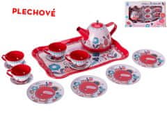 Čajni set 15 kosov s pladnjem 24x15 cm