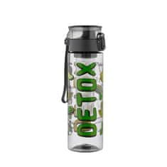 STEKLENICA ZA VODO DETOX 800 ML, PLASTIČNA