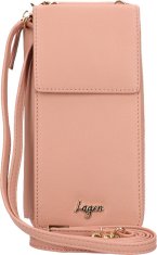 Ženska usnjena crossbody torbica BLC/5699 PEACH