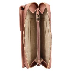 Ženska usnjena crossbody torbica BLC/5699 PEACH