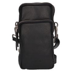 Ženska usnjena crossbody torbica BLC-23/2286 BLK