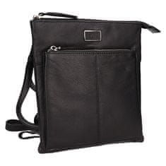 Ženska usnjena crossbody torbica BLC-4594-20 BLK