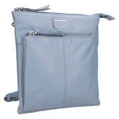 Ženska usnjena crossbody torbica BLC-4594-20 L.BLUE