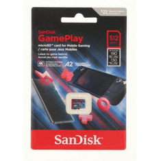 SanDisk GamePlay microSDXC UHS-I kartica, 512 GB Gaming microSDXC, 190 MB/s (branje), 130 MB/s (pisanje)