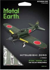 Metal Earth 3D sestavljanka Mitsubishi Zero (barva)