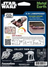 Metal Earth 3D sestavljanka Vojna zvezd: X-34 Landspeeder