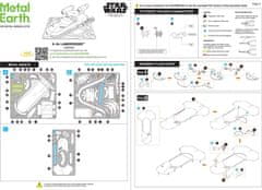 Metal Earth 3D sestavljanka Vojna zvezd: X-34 Landspeeder