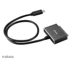 Akasa USB 3.1 adapter za 2,5-palčne trde diske in SSD - 60 cm