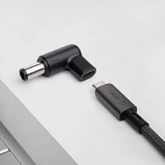 Akyga adapter za prenosnike USB-C / 4,5 x 3,0 mm + HP pin