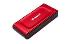 Kingston Flash SSD 1TB XS1000 zunanji prenosni SSD disk USB 3.2 Gen 2, rdeč