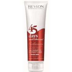 Šampon in balzam za drzne rdeče odtenke 45 dni popolne barvne nege (Shampoo&Conditioner Brave Reds) 275 ml