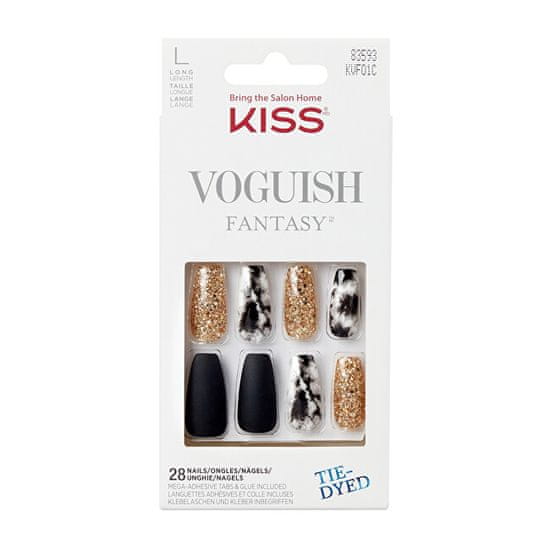 Prilepljeni nohti Voguish Fantasy Nails New York 28 kosov