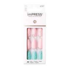 Samolepilni nohti imPRESS Nails Dew Drop 30 kosov