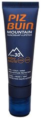 Krema za sončenje SPF 30 in balzam za ustnice SPF 30 2 v 1 (Mountain Combi "2 v 1" krema za sončenje in šminka) 20 ml + 2,3 ml