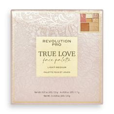 Light-Medium True Love Face Palette (paleta za oči in lica) 12 g