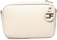 Ženska usnjena crossbody torbica CF1906 Beige