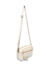 Ženska usnjena crossbody torbica CF1906 Beige