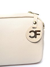 Ženska usnjena crossbody torbica CF1906 Beige