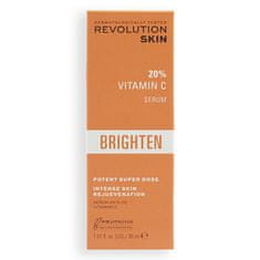 Revolution Skincare Serum za obraz 20% vitamin C (serum za moč sijaja) 30 ml
