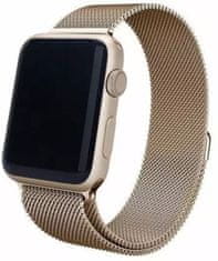 Jekleni milanski poteg za Apple Watch - Zlata temna 38/40/41 mm