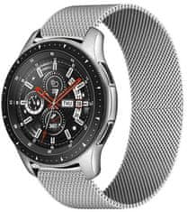 Milanska napetost za Samsung Galaxy Watch - srebrna 22 mm