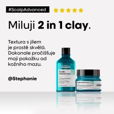 Šampon in maska za mastno lasišče 2 v 1 Scalp Advanced (Anti-Oiliness 2-in-1 Clay) 250 ml