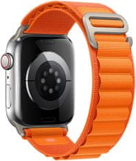 Apple watch Alpski trakovi z zanko #Orange 42/44/45/49mm