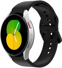 Silikonski trak za Samsung Galaxy Watch 6/5/4 - črn