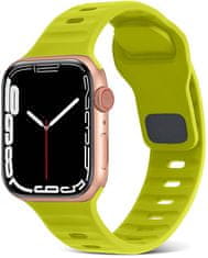 Silikonski trak za Apple Watch 38/40/41 mm - Fluorescenčno zelena