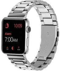 Jekleni trak za Apple Watch - srebrn 42/44/45/49 mm