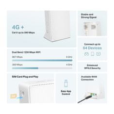 Mercusys MB230-4G AC1200 4G LTE WiFi usmerjevalnik