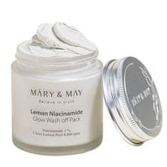 MÁRY & MAY Maska za obraz Lemon Niacinamide Glow Wash off Pack 125 g