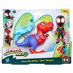 HASBRO SPIDER-MAN SPIDEY IN NJEGOVI NEVERJETNI PRIJATELJI S FIGURICO DINOZAVRA IN DODATKI