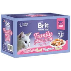 Brit Premium by Nature Cat Delicate Fillets in Jelly Family Plate 1020 g (12x85 g)