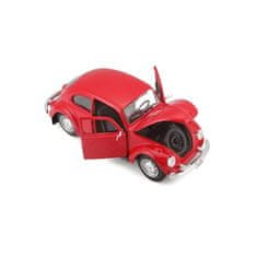 TOBAR Maisto - Volkswagen Beetle, rdeč, 1:24