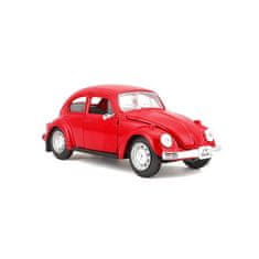 TOBAR Maisto - Volkswagen Beetle, rdeč, 1:24